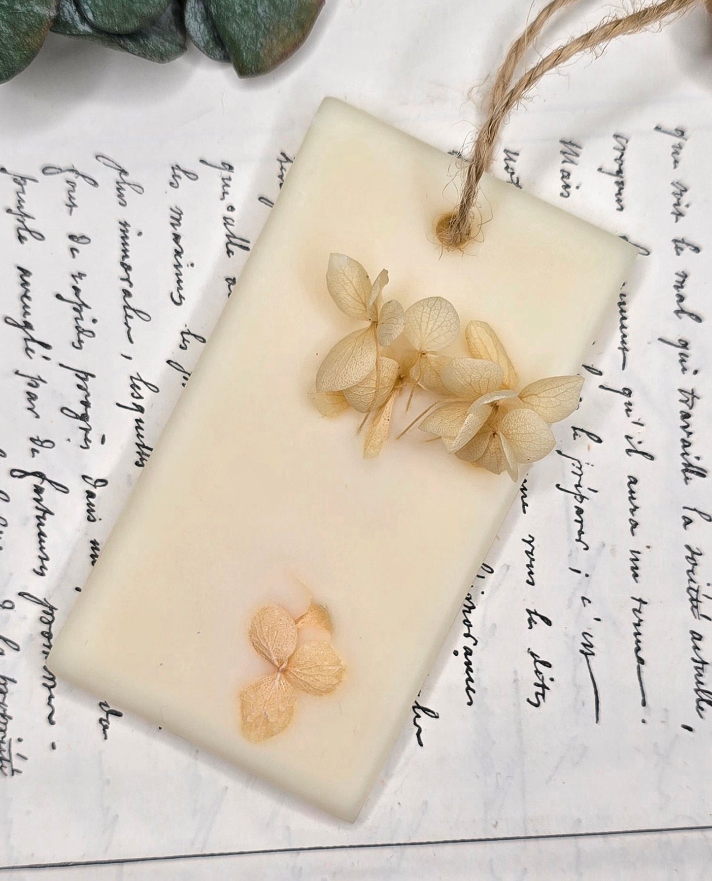 Suspension Parfumée Capricorne - Fleur de coton - Unique exemplaire