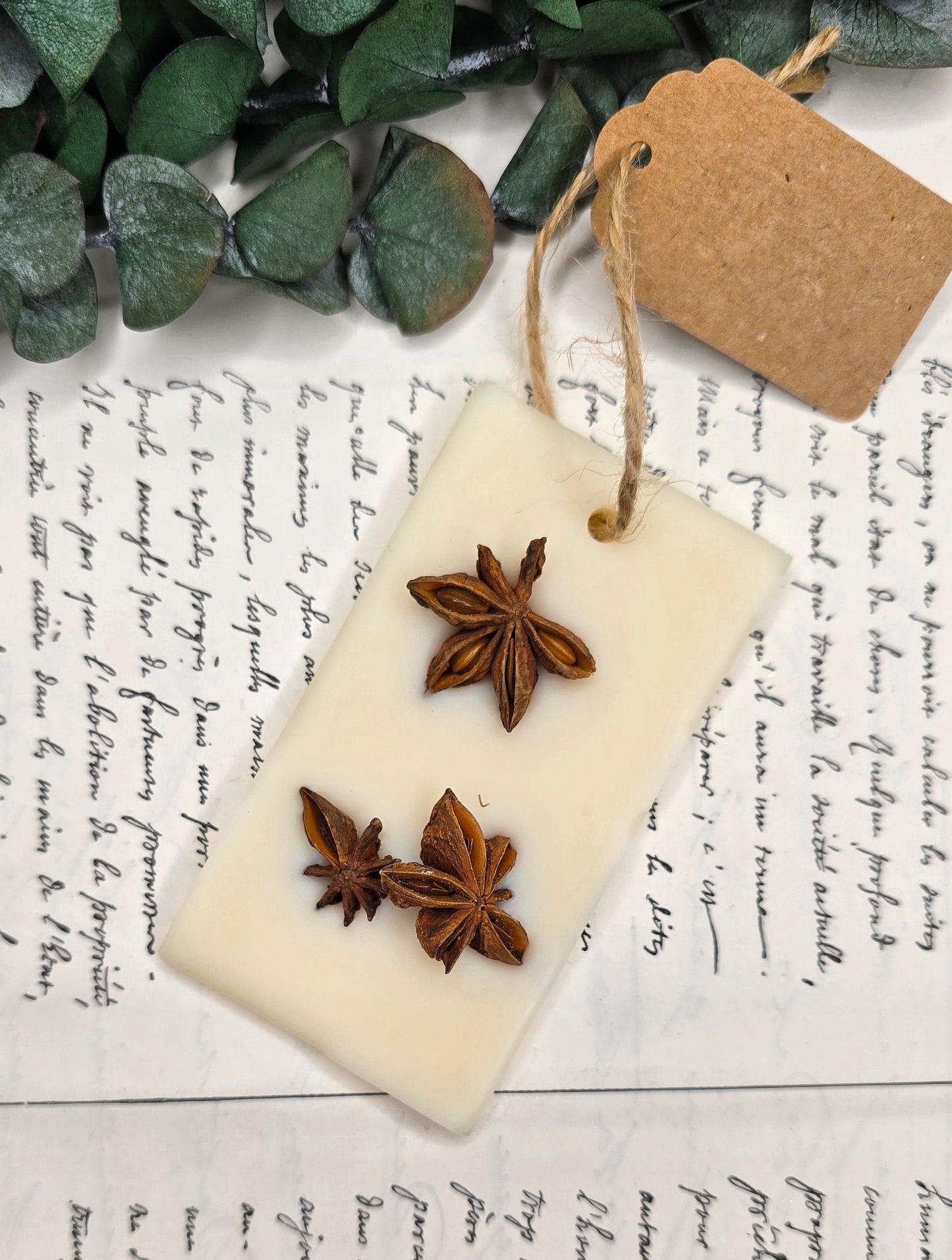 Suspension Parfumée Sagittaire - Fleur de coton - Unique exemplaire