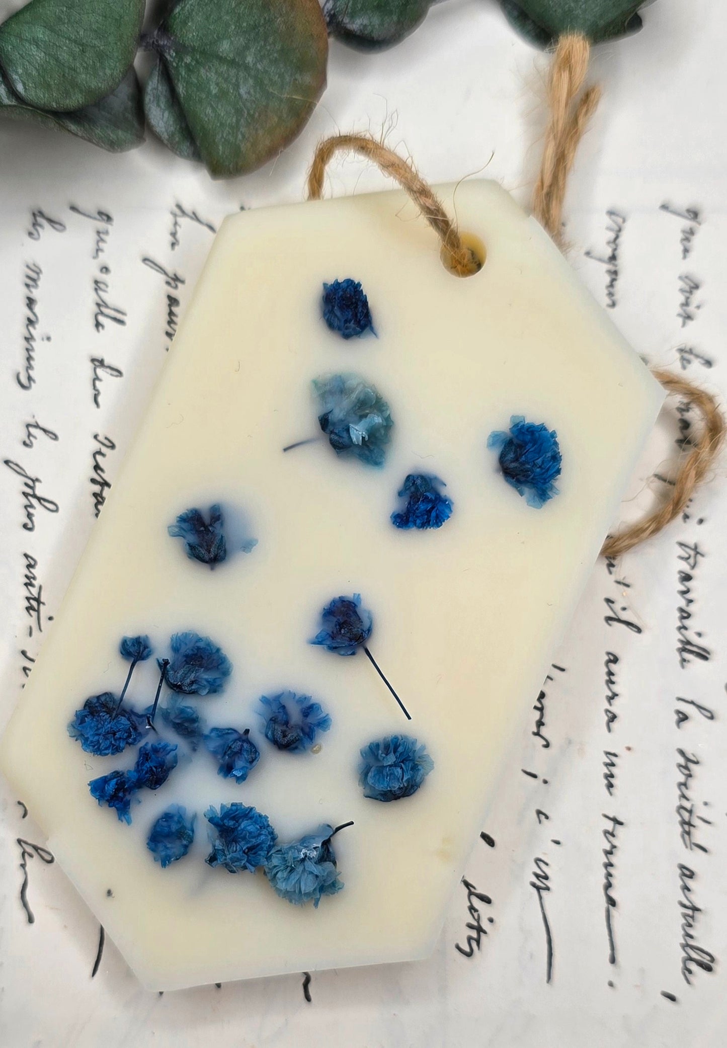 Suspension Parfumée Verseau - Fleur de coton - Unique exemplaire