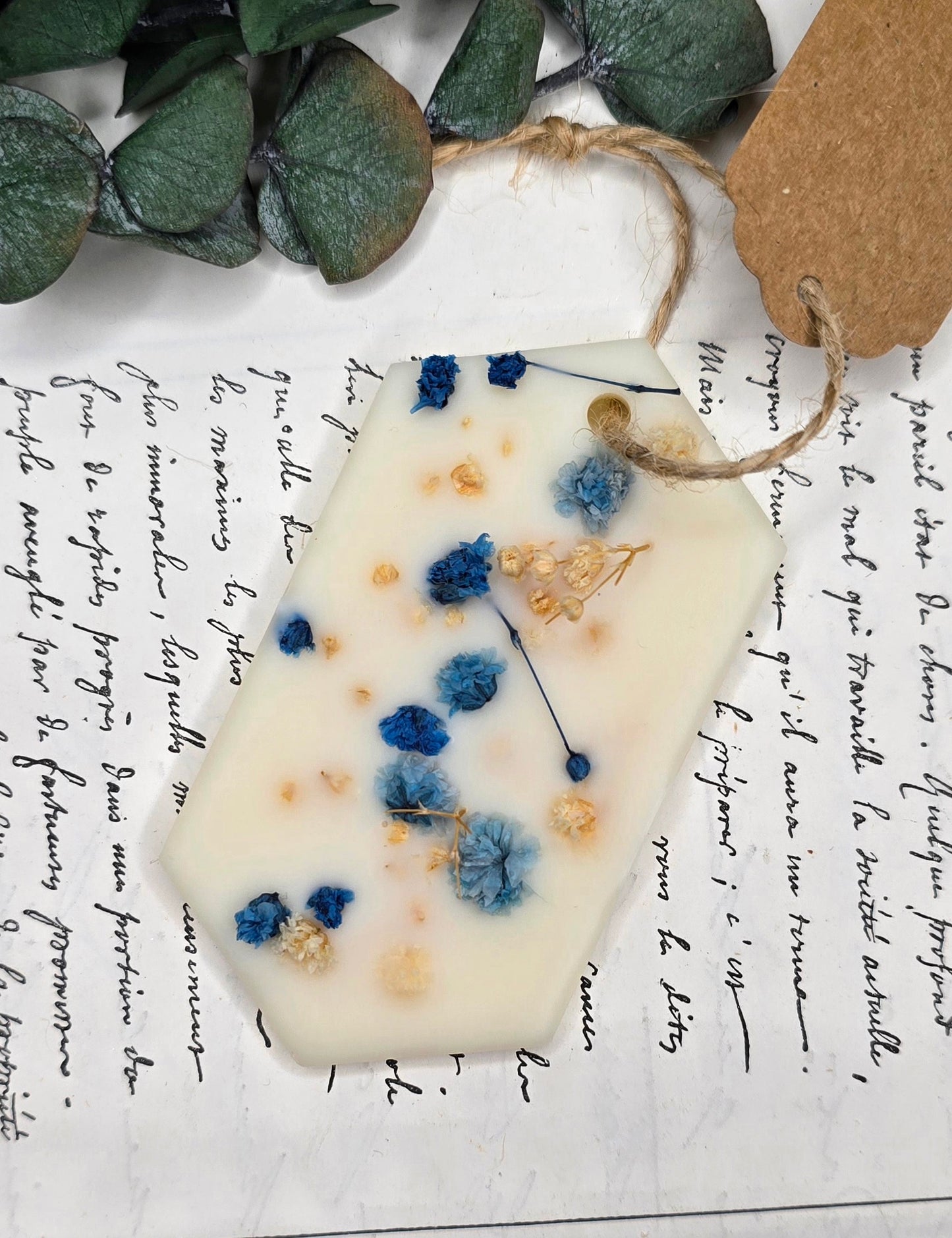 Suspension Parfumée Poisson - Fleur de coton - Unique exemplaire