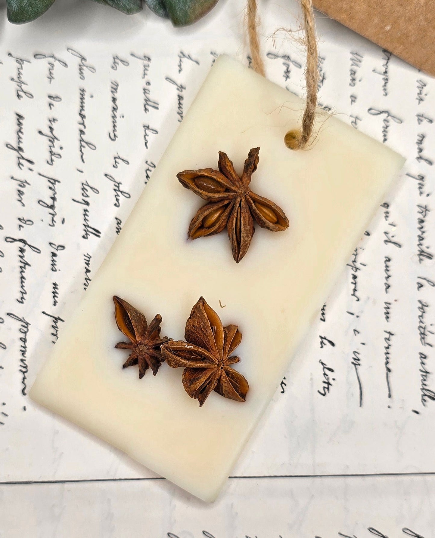 Suspension Parfumée Sagittaire - Fleur de coton - Unique exemplaire